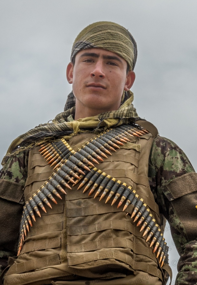 Joven soldado Afgano